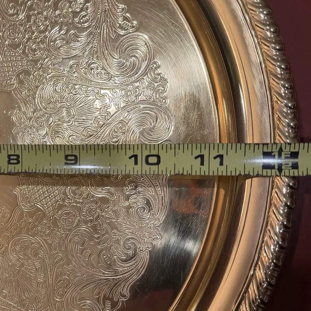 International Silver Co-24KT Gold Plated/Electroplated 12 1/4